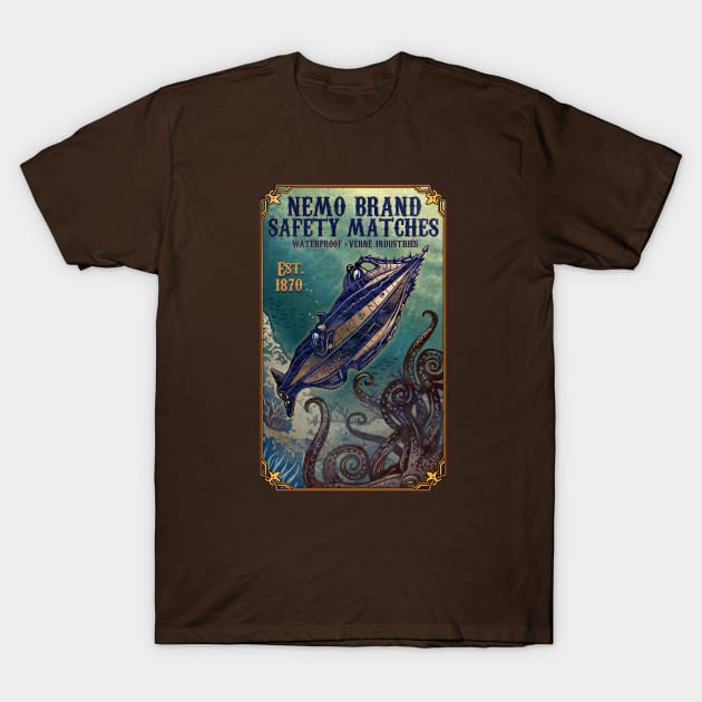 Nautilus Matches T-Shirt by ChetArt